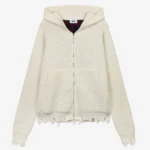 Band Logo Back Hooded Cardigan