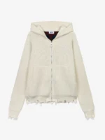 Band Logo Back Hooded Cardigan