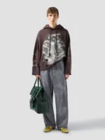 Gcds Brown Gothic Sweatshirt dd